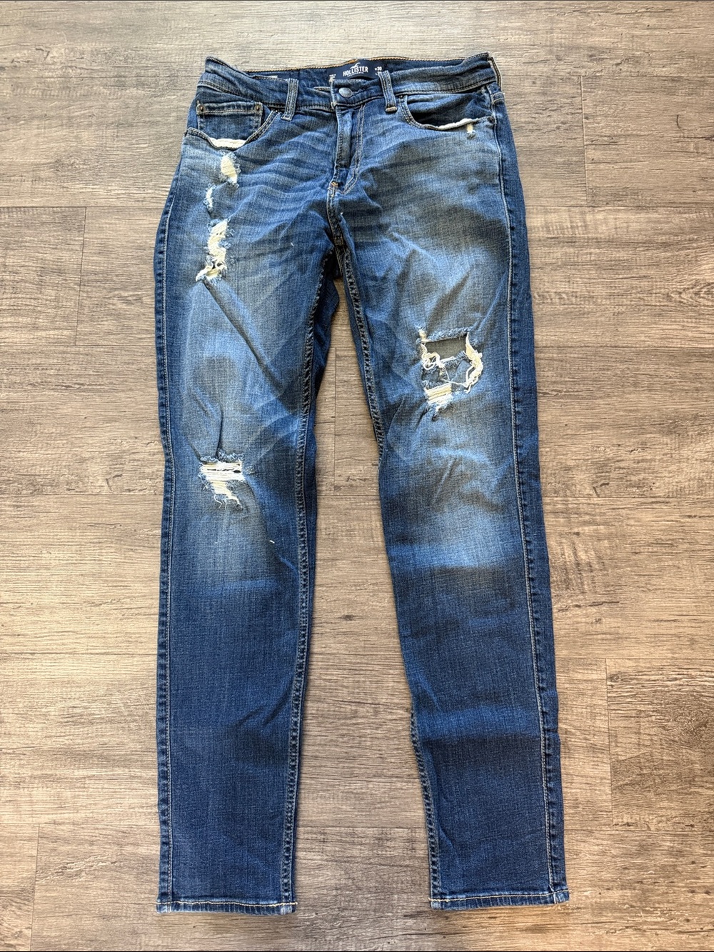 Distressed Blue Men’s Jeans